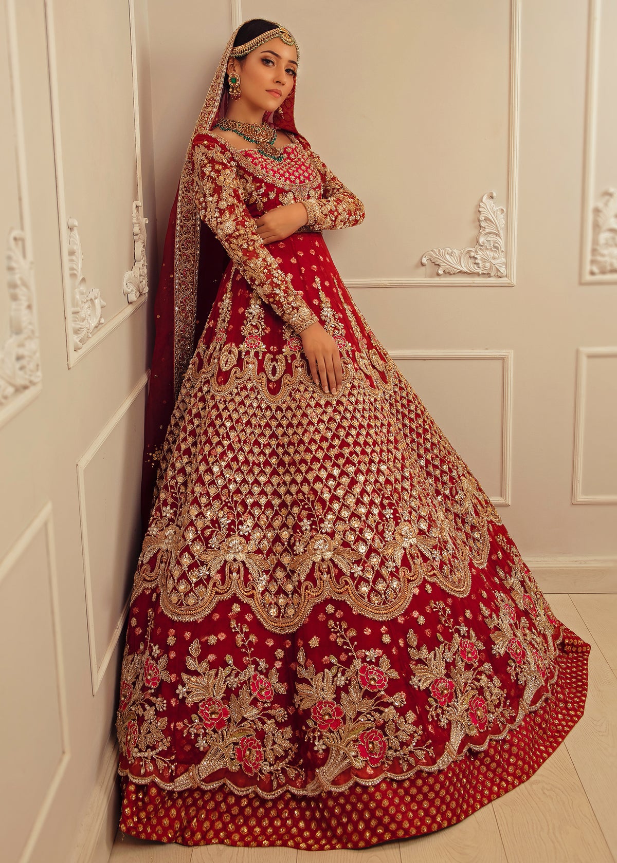 Autumn Rose by Sadaf Fawad Khan — close-up view | SFK Formal