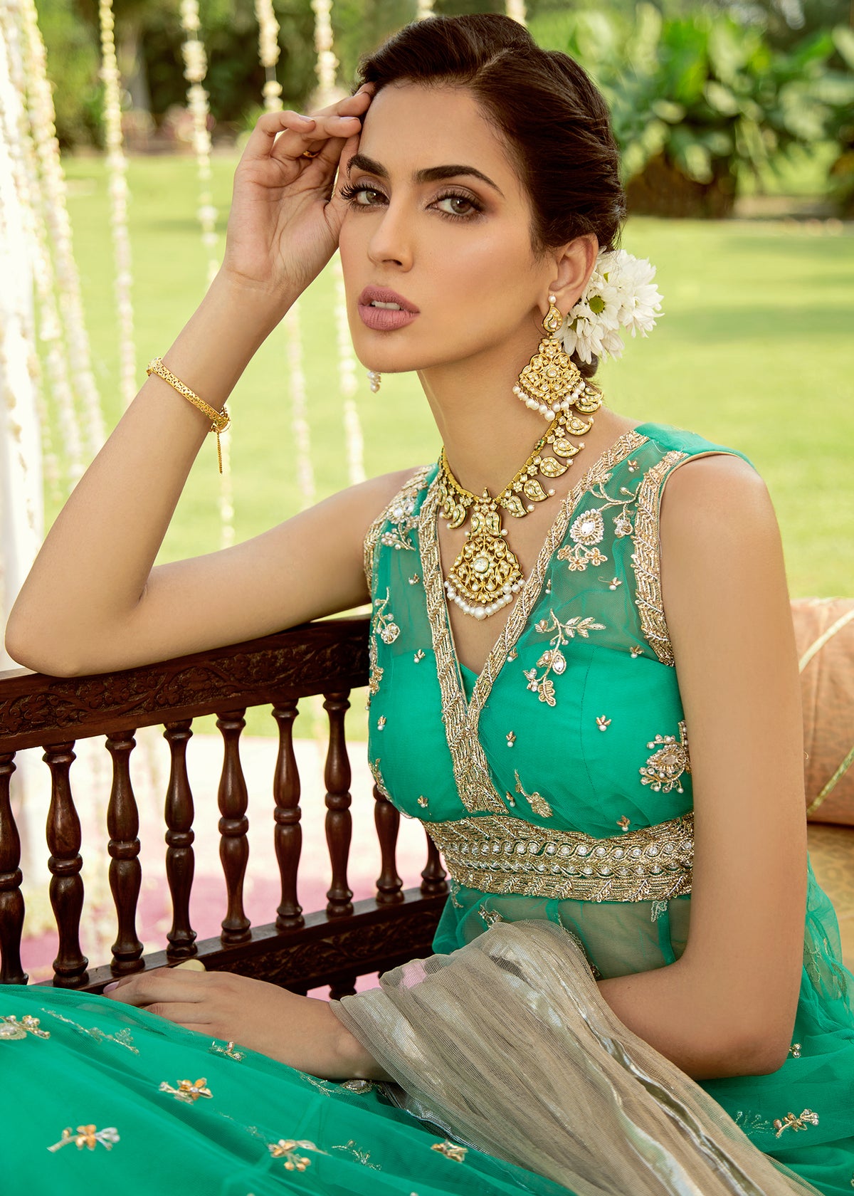 Ammolite by Sadaf Fawad Khan — detail view | SFK Formal