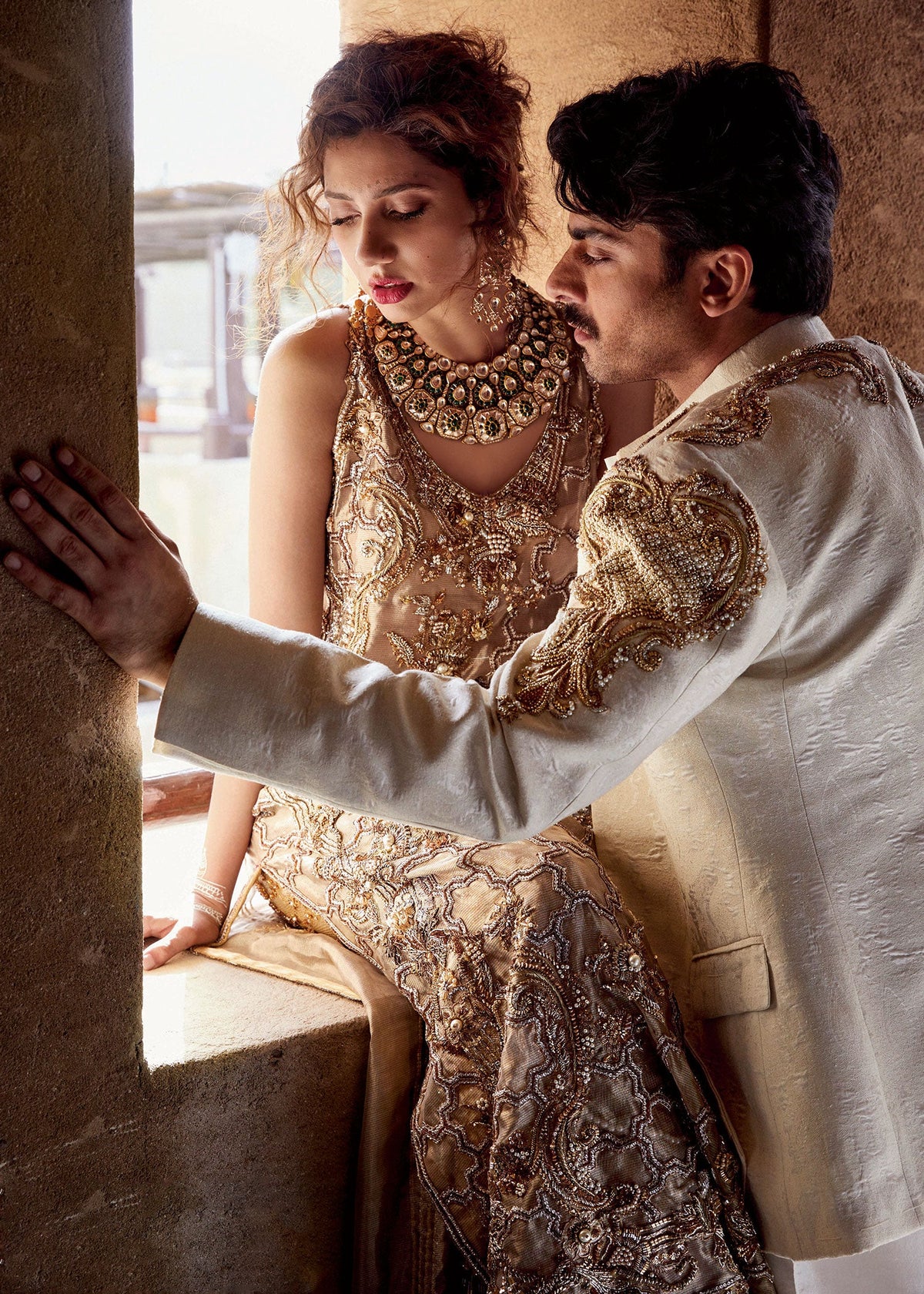 Peach Envy by Sadaf Fawad Khan — full length view | SFK Formal