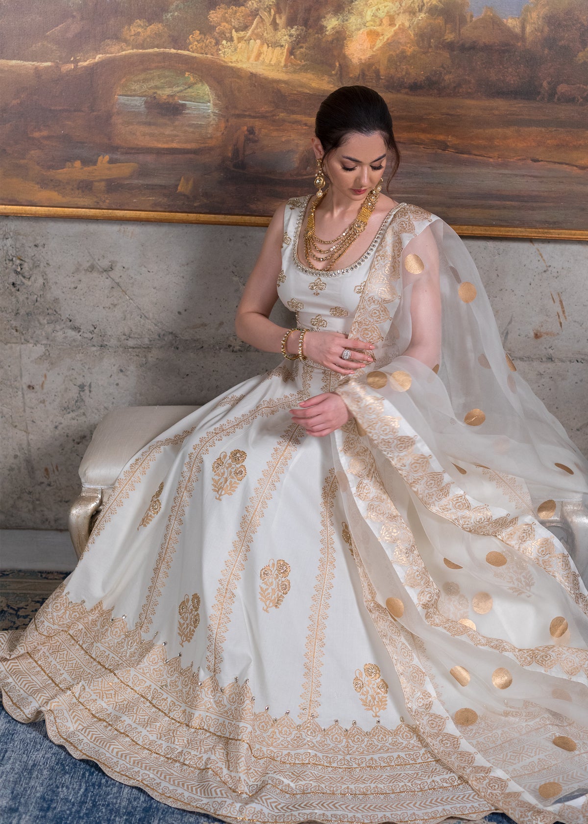 Tuberose by Sadaf Fawad Khan — side view | SFK Formal