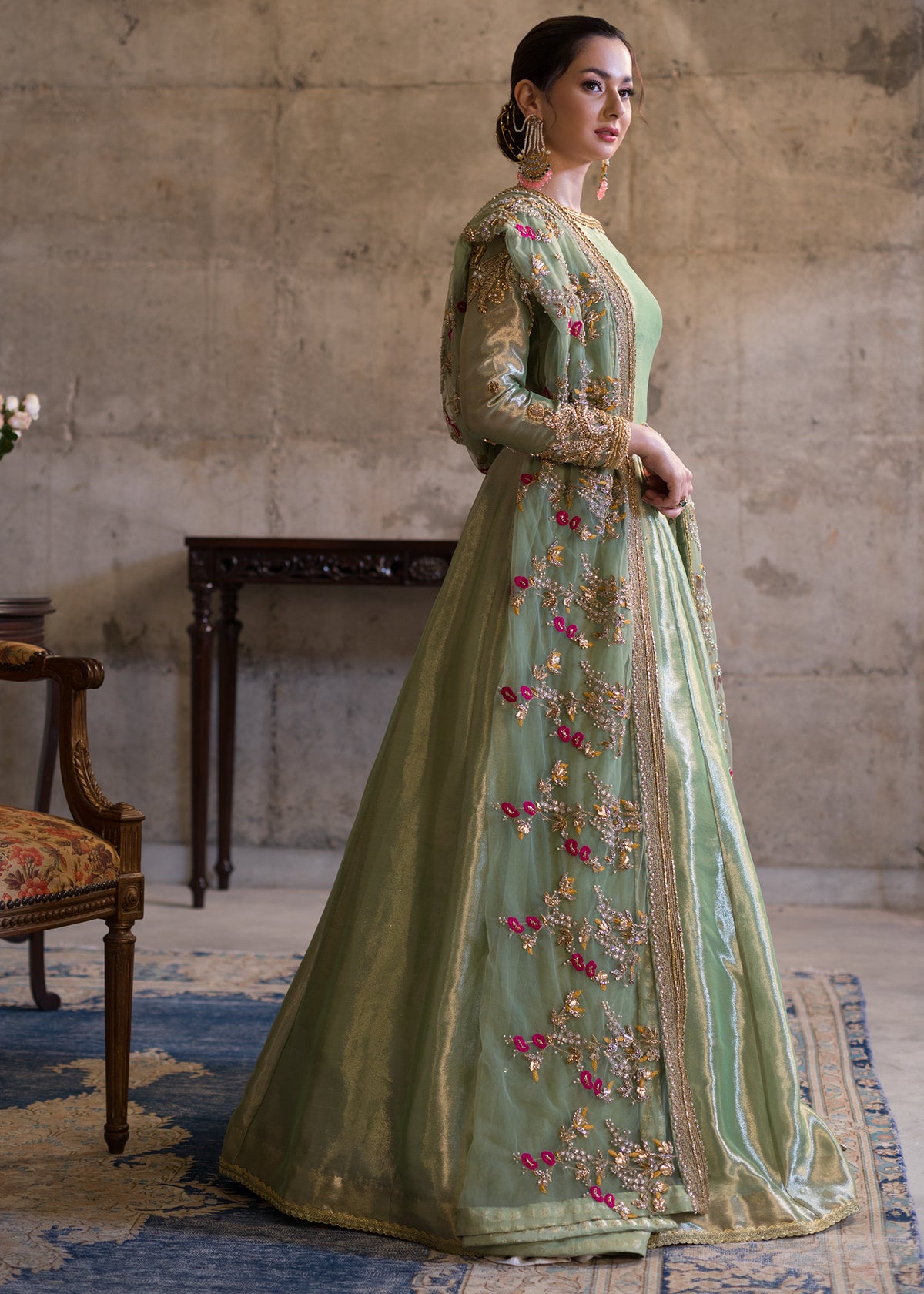 Zamurd by Sadaf Fawad Khan — side view | SFK Formal