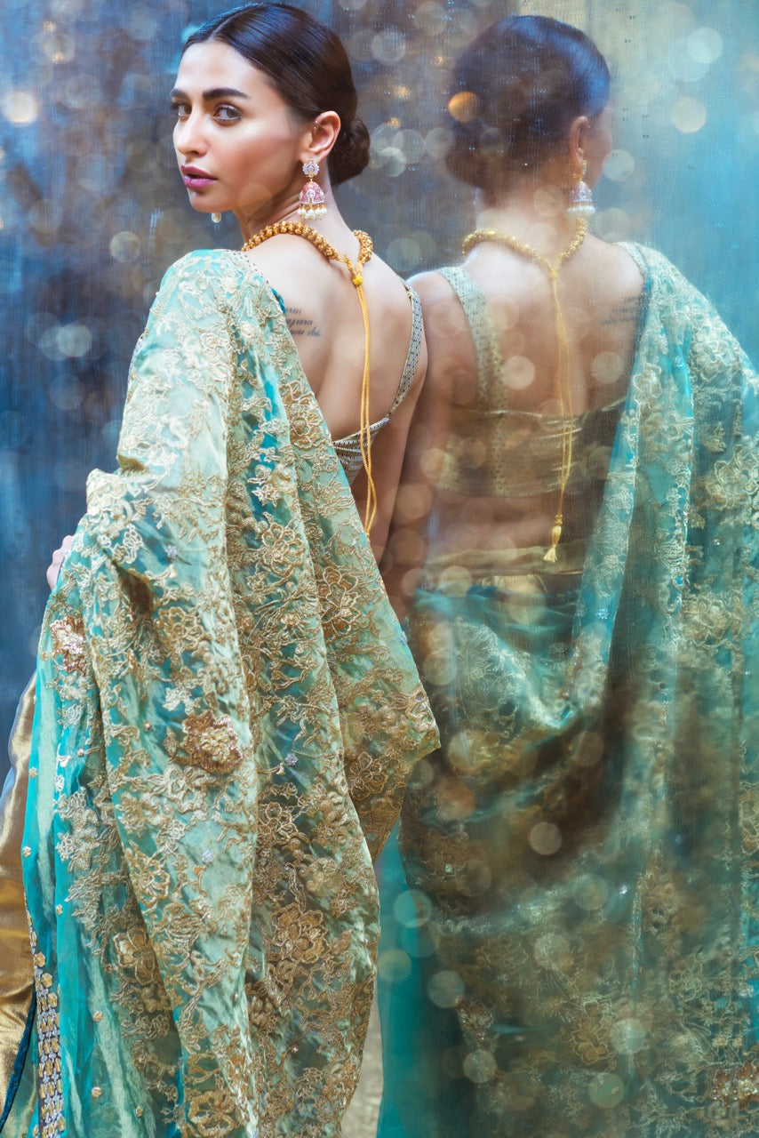 Jewels of the Sea by Sadaf Fawad Khan — side view | SFK Formal