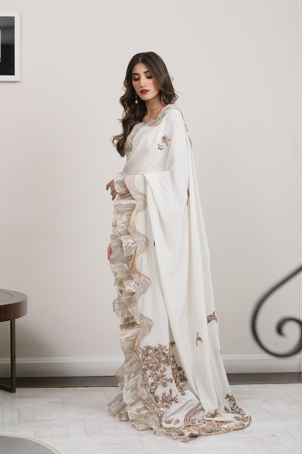 Madonna Lilly by Sadaf Fawad Khan — side view | SFK Formal