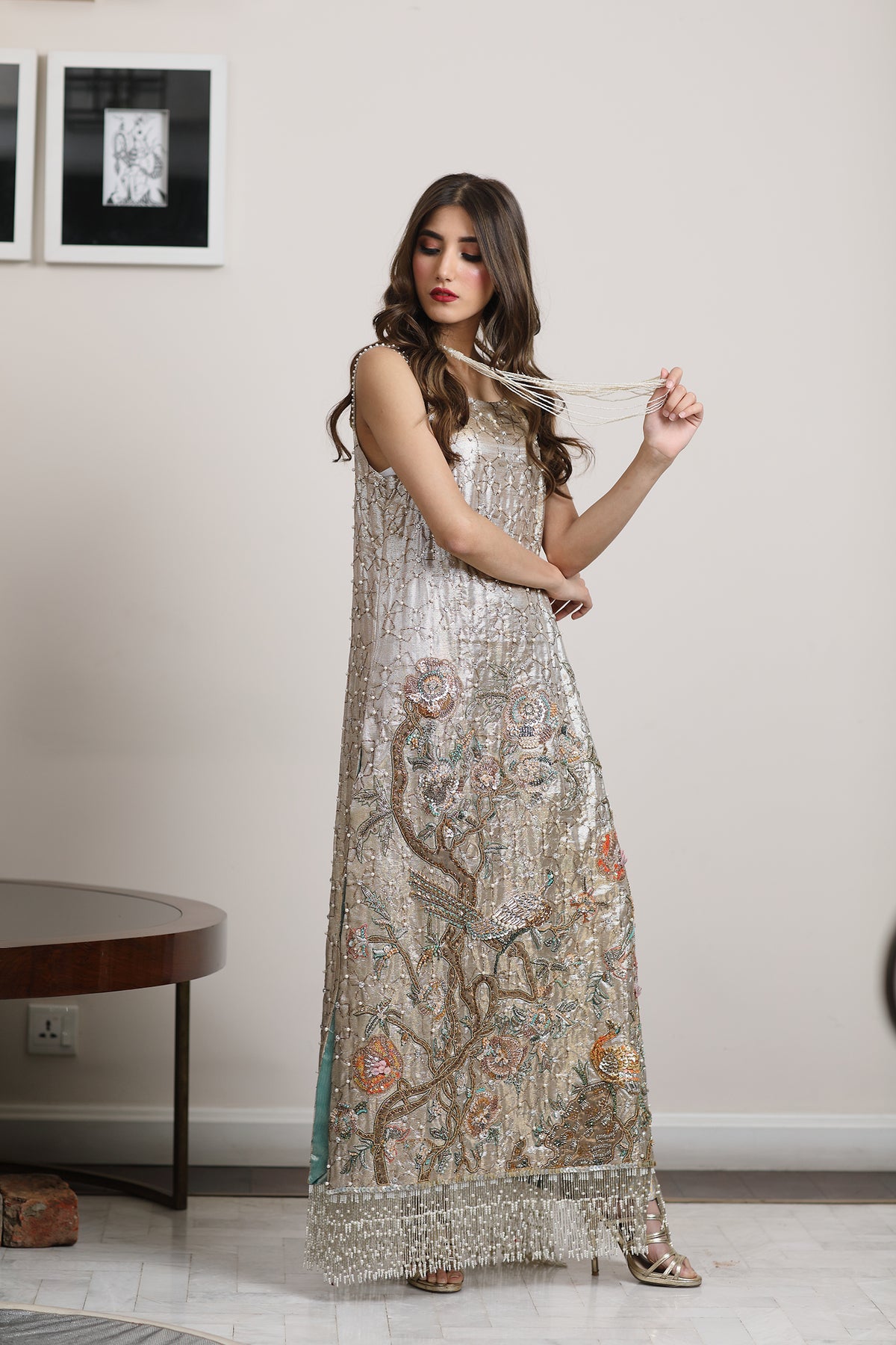 Garden of Eden by Sadaf Fawad Khan — side view | SFK Formal