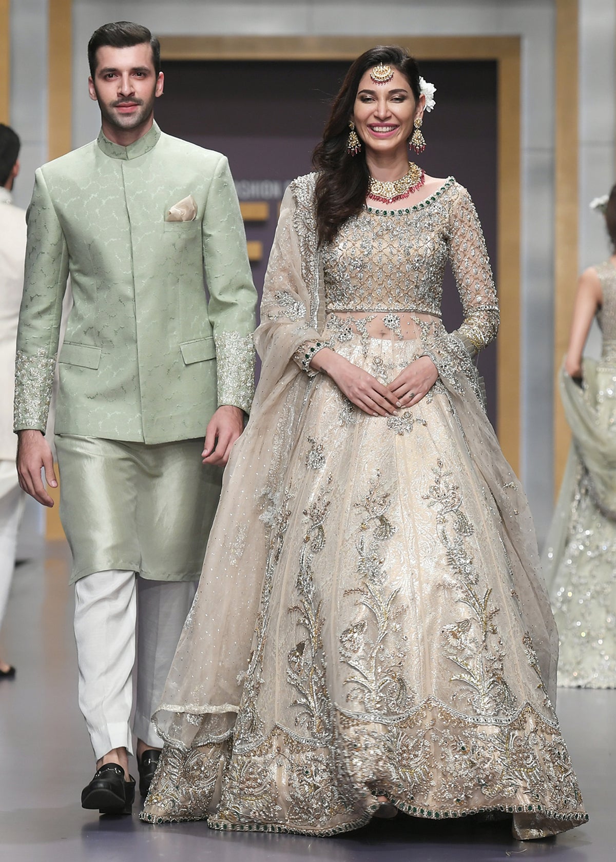 Primrose Luxury Pret by Sadaf Fawad Khan — Pastel Embellished Pret Set | SFK Luxury Pret