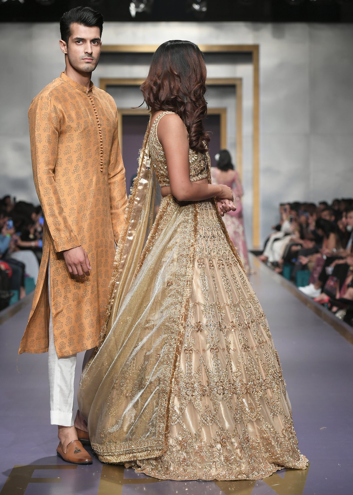 Sandcastle Luxury Pret by Sadaf Fawad Khan — full length view | SFK Luxury Pret