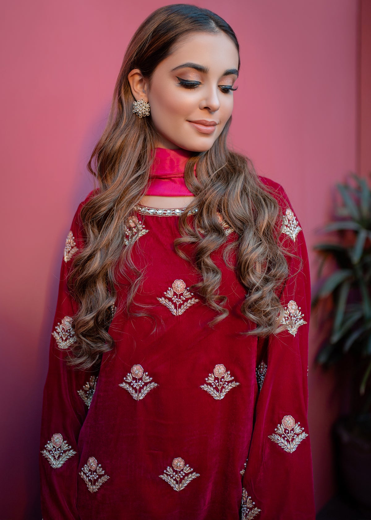 Wild Rose by Sadaf Fawad Khan — detail view | SFK Pret