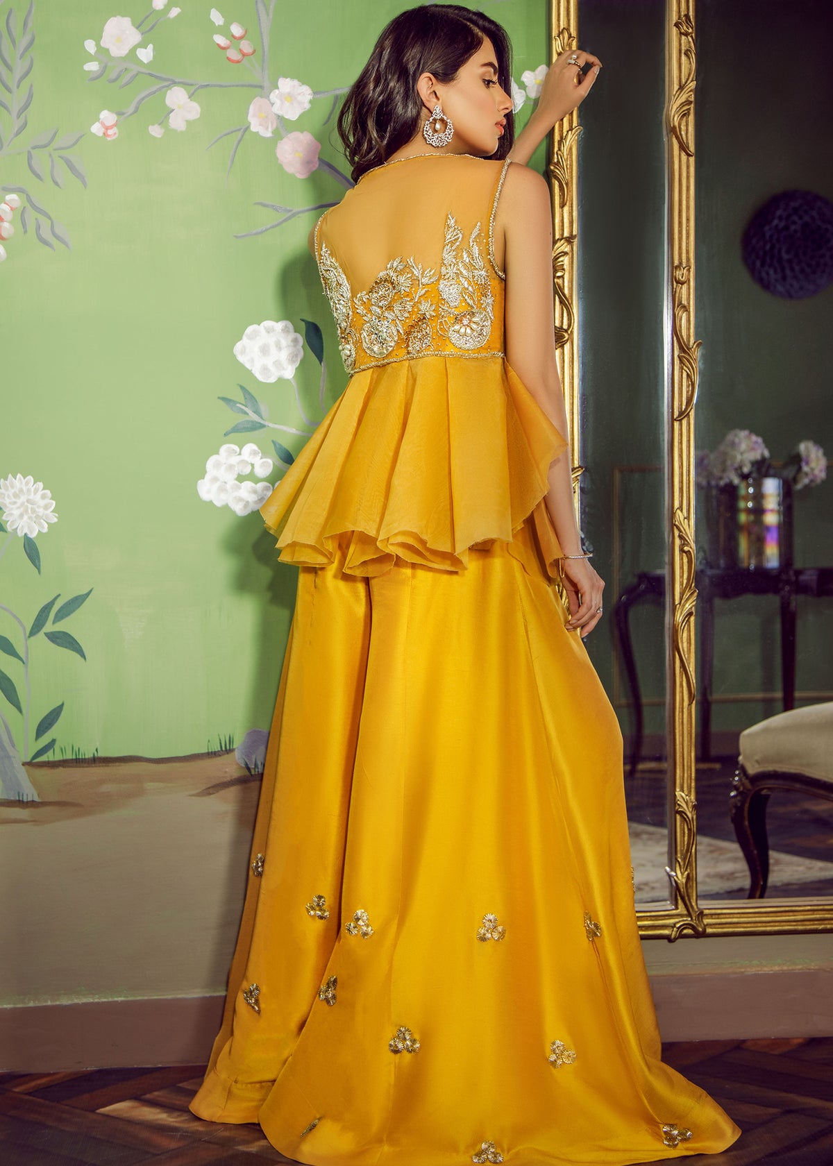 Poppy by Sadaf Fawad Khan — side view | SFK Formal