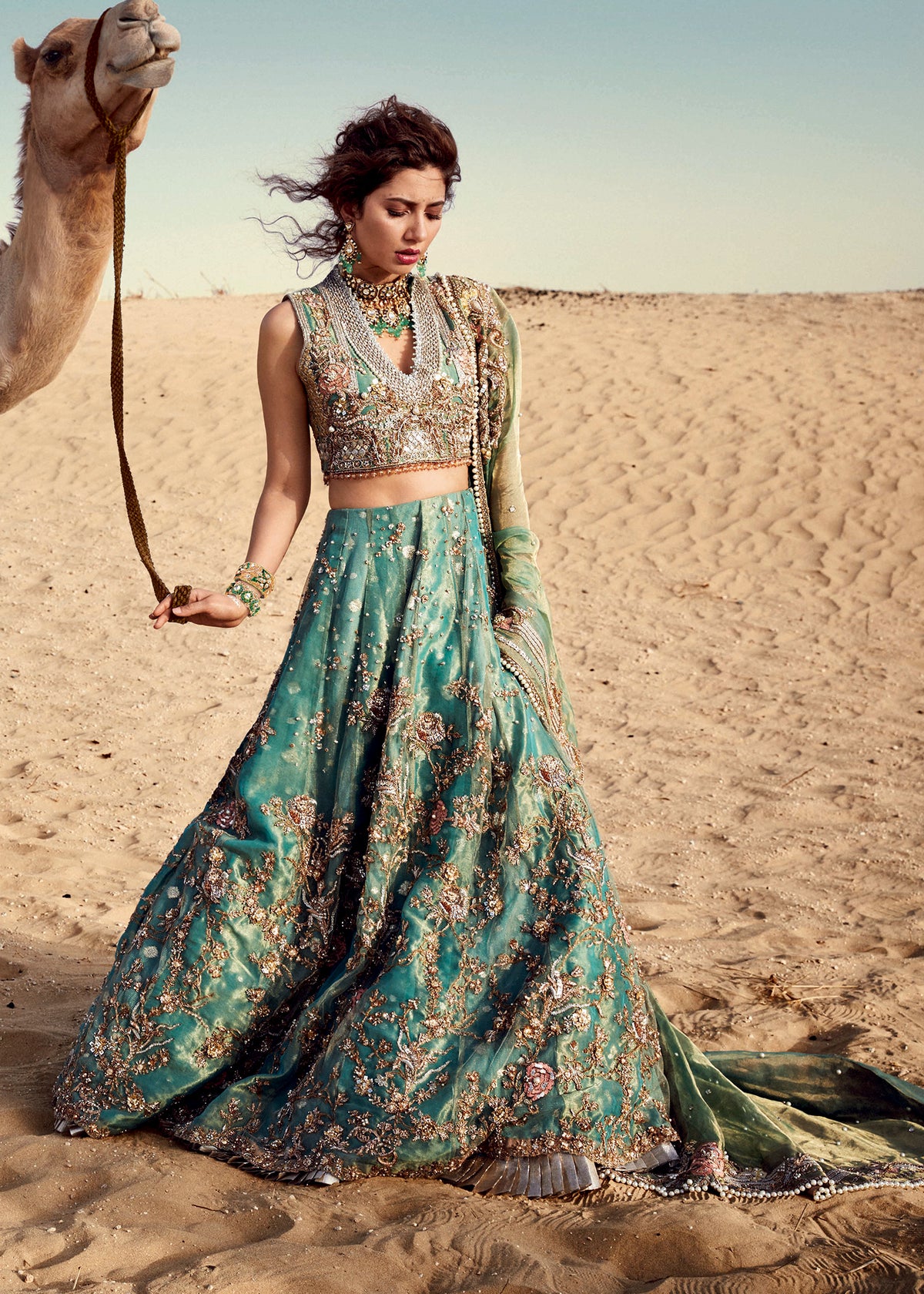 Periwinkle by Sadaf Fawad Khan — Embellished Formal Outfit | SFK Formal