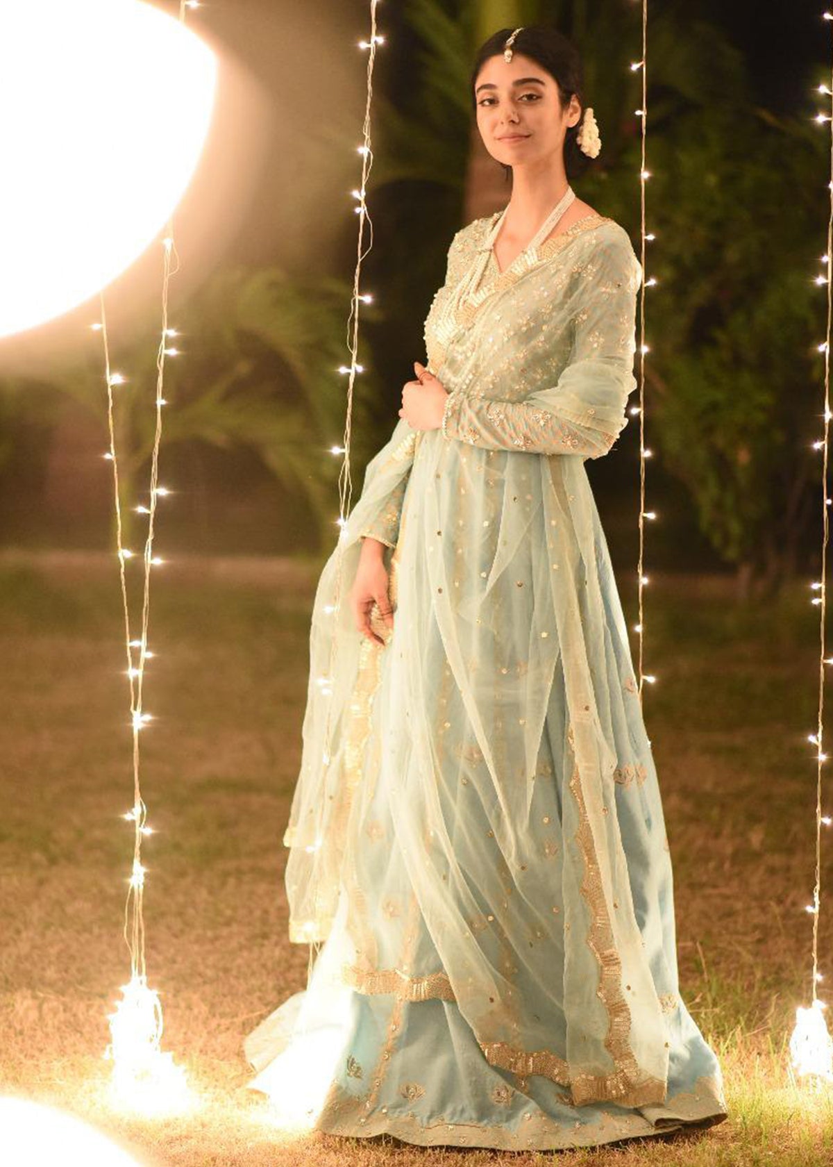 Holly Blue by Sadaf Fawad Khan — detail view | SFK Formal