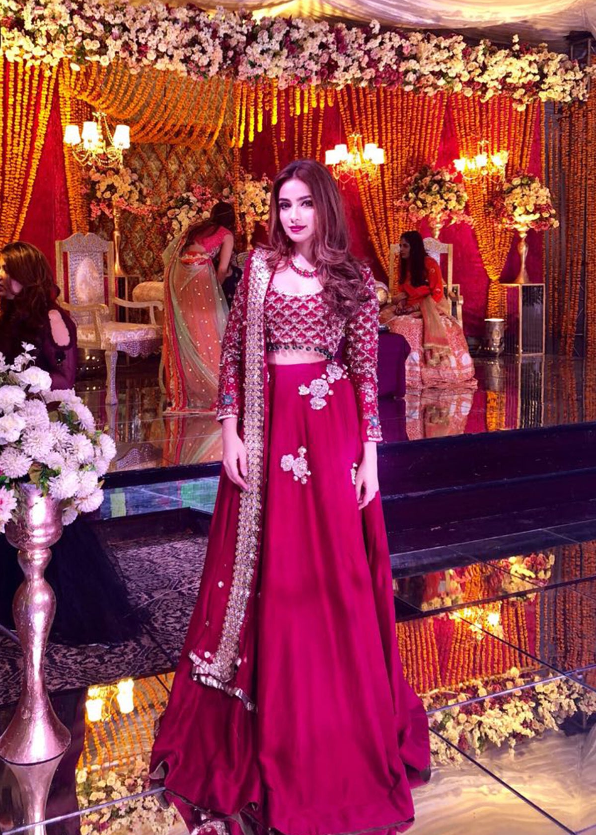Alizey Gabol in Sadaf Fawad Khan — Handcrafted Bridal Look SFK Portfolio | SFK Bridals
