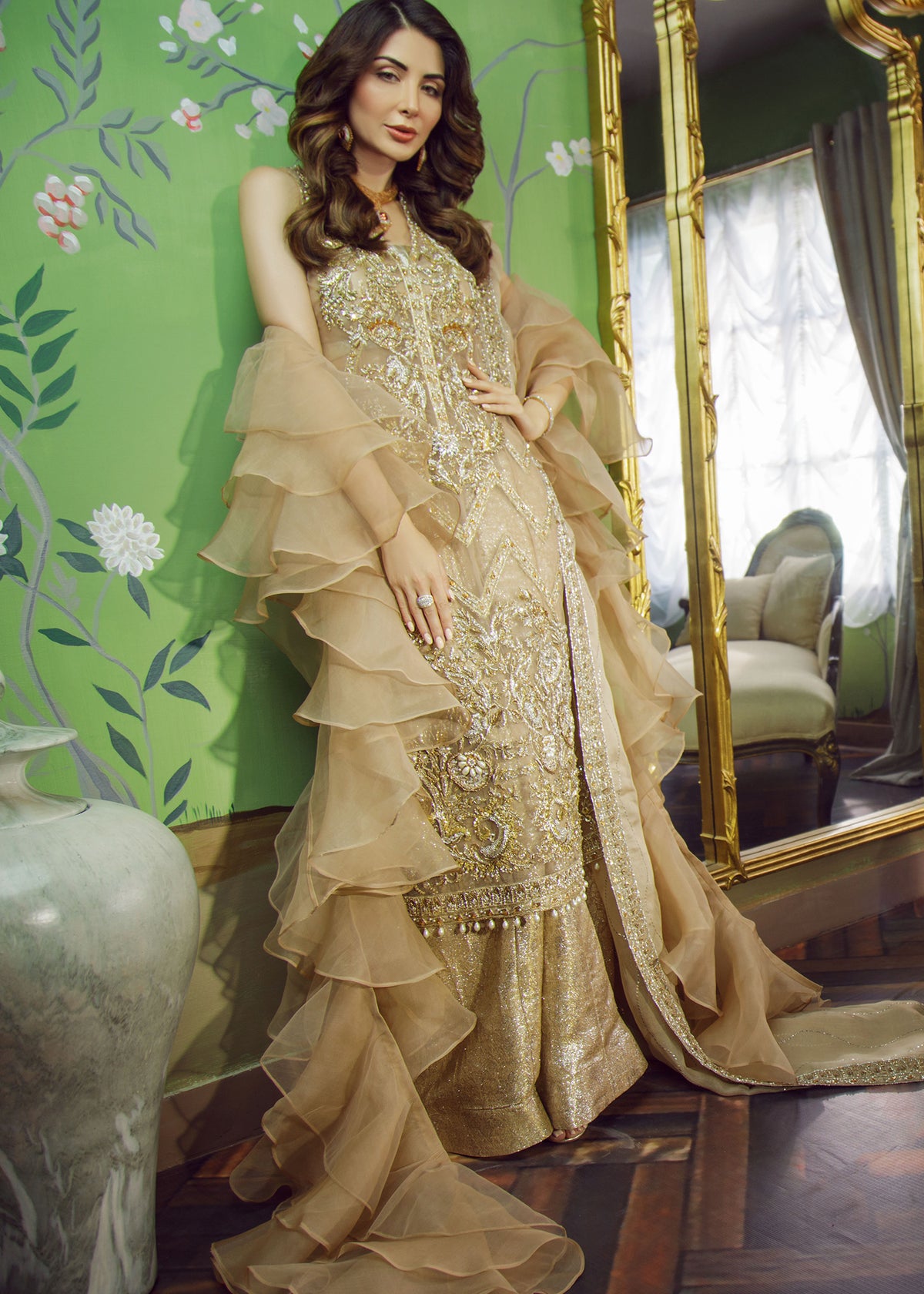 Julia's Rose by Sadaf Fawad Khan — side view | SFK Formal