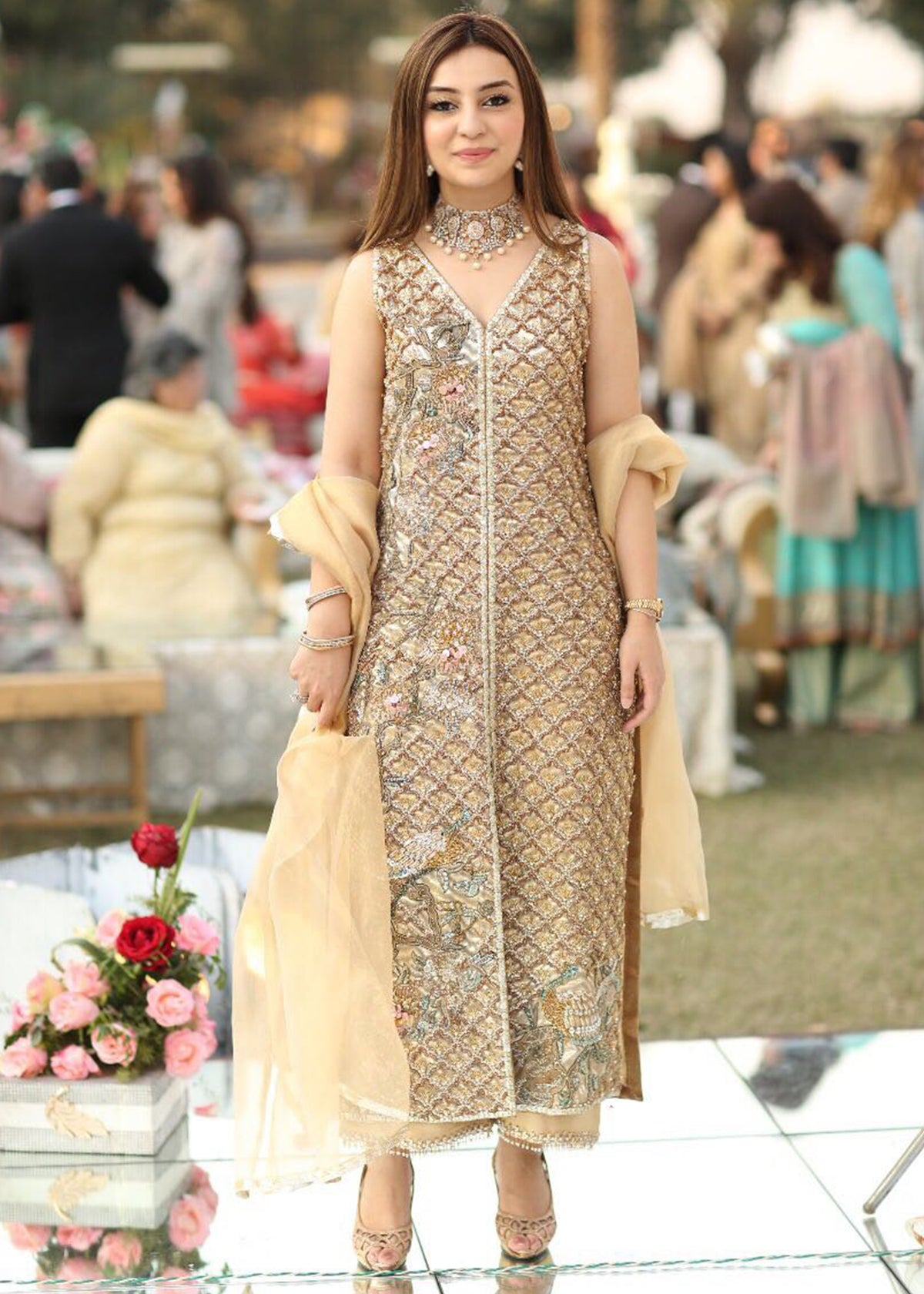 Alina Faizan in Sadaf Fawad Khan — Exquisite Formal SFK Client Portfolio | SFK Formal