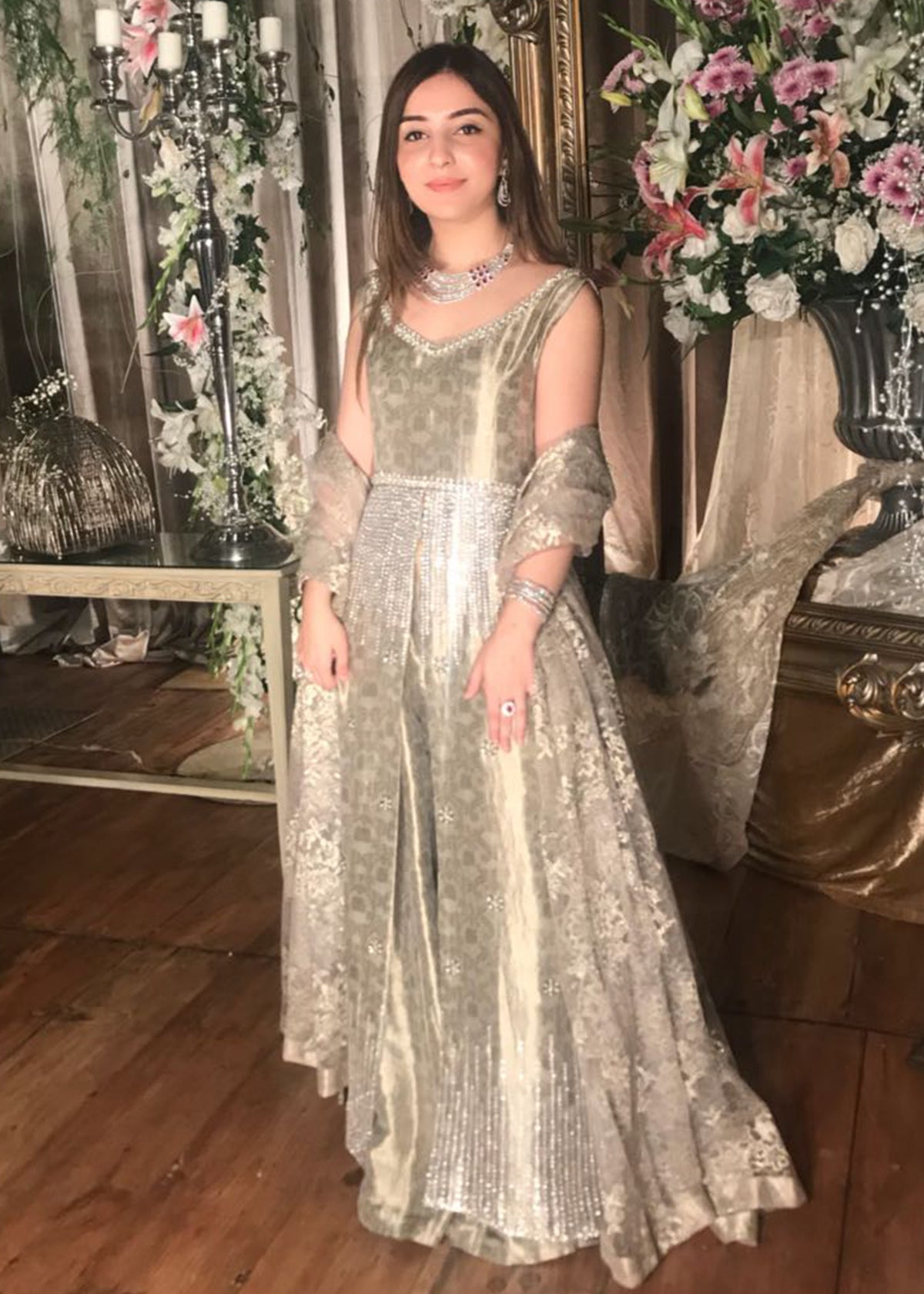 Alina Faizan in Sadaf Fawad Khan — Bespoke Formal SFK Client Diary | SFK Formal