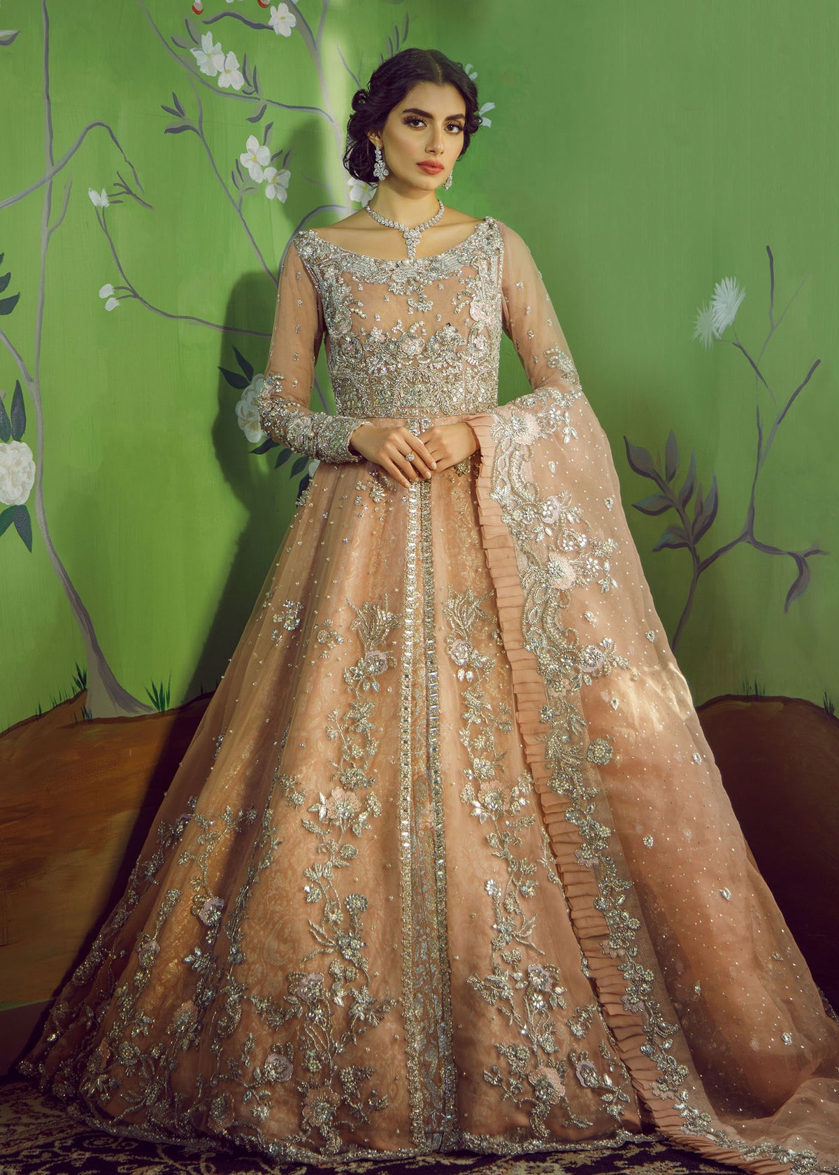 Dusty Rose Bridal by Sadaf Fawad Khan — Dusty Rose Luxury Bridal Couture | SFK Bridals