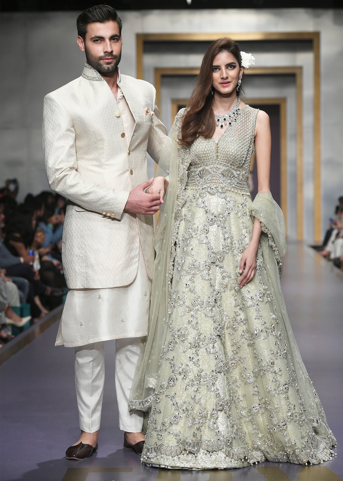 Beryl Bloom Luxury Pret by Sadaf Fawad Khan — Embellished Pret Set | SFK Luxury Pret