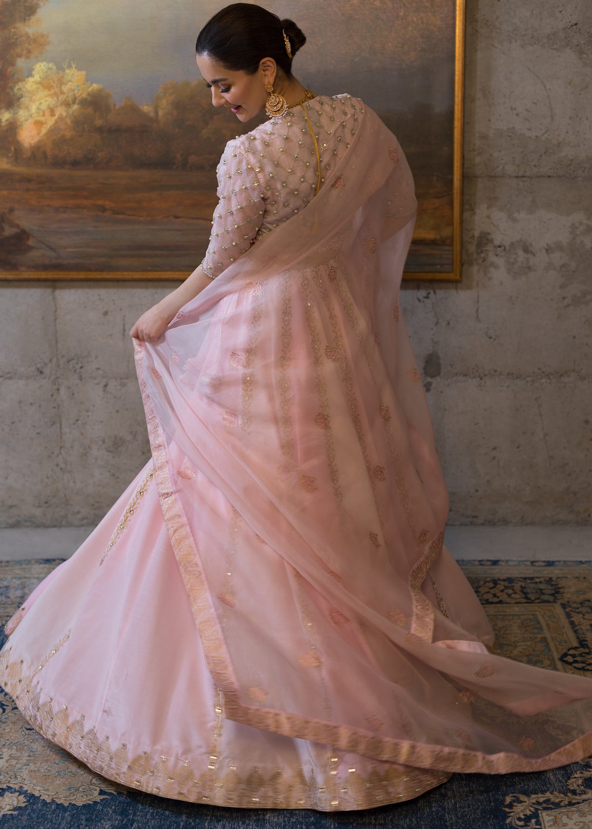 Gulab by Sadaf Fawad Khan — side view | SFK Formal